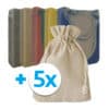 Themenseifen Bundle Leinen Säckchen