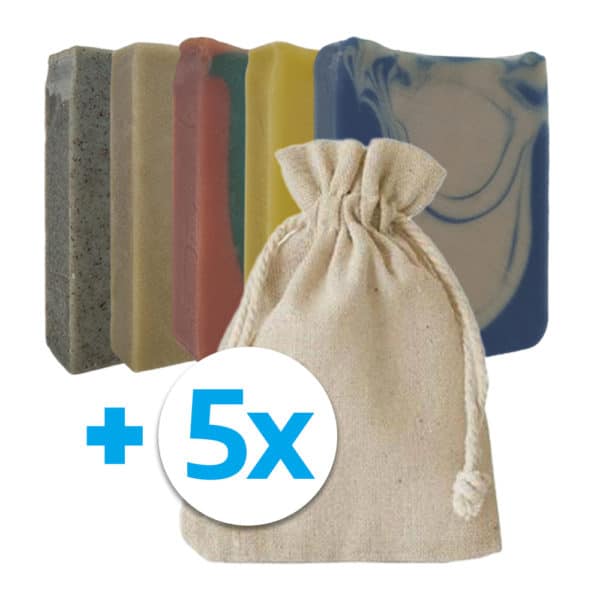 Themenseifen Bundle Leinen Säckchen